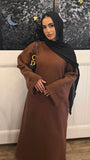Basmah‎ (بسمة) Burnt Orange/Brownish
