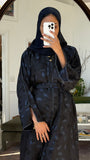 blue  abaya