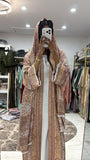 Pashmina Abaya with Stone