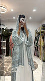 Pashmina Abaya with Stone