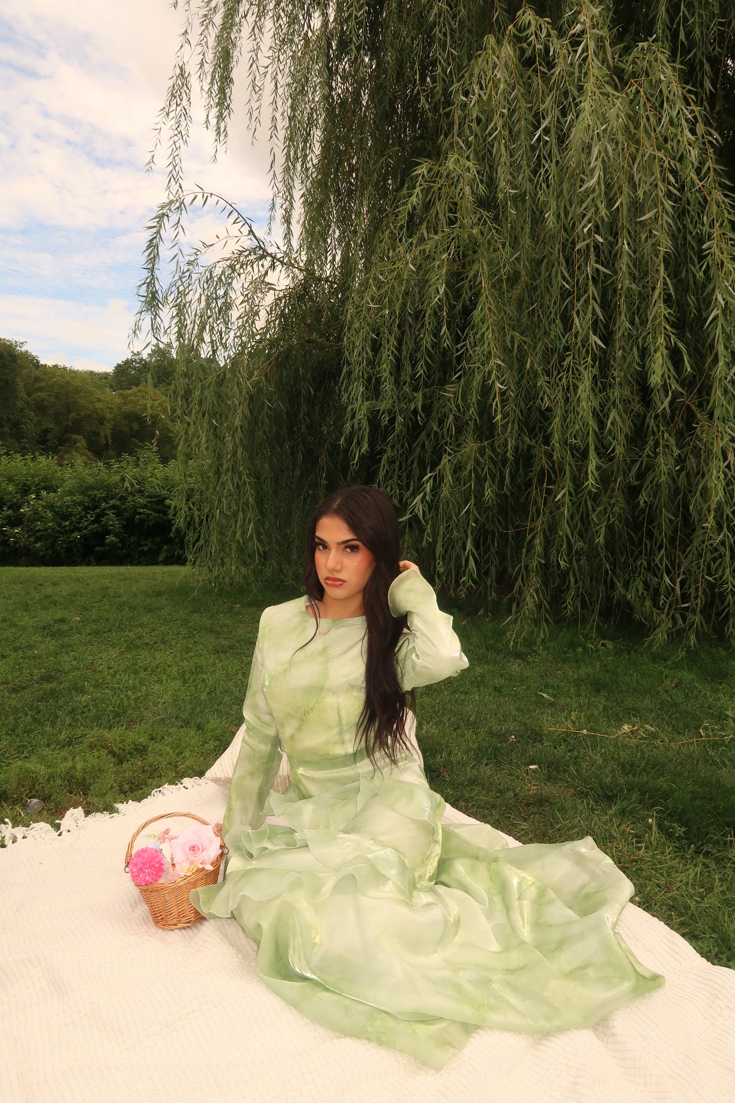 Madeleine Dress - Green