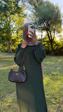 Slip dress green