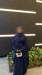 Butterfly Abaya (navy blue)