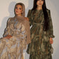 Elara Dress- Olive Marble
