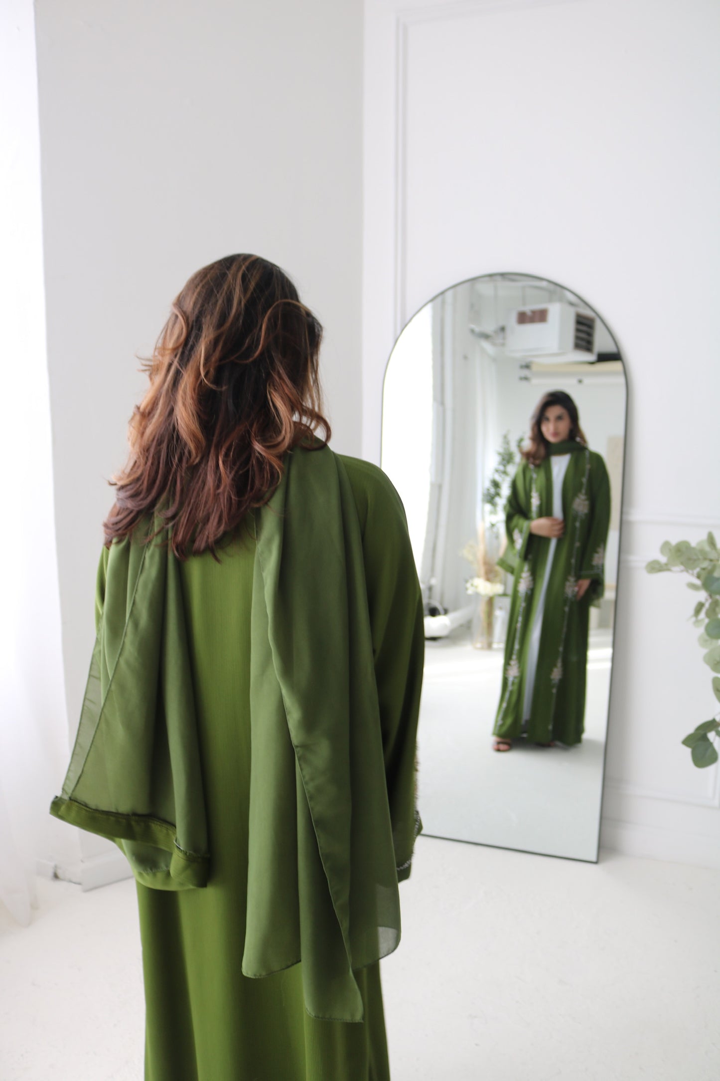 Malika Abaya (green)