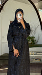 blue  abaya