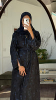 blue  abaya