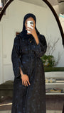 blue  abaya