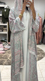 Pashmina Abaya with Stone