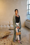 Aqua Blue Tie Dye Abaya