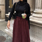 Maroon Skirt