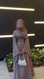 Butterfly Abaya (mauve)
