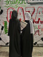 Black Keffiyeh Abaya