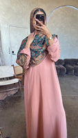 Peache lip Dress
