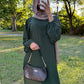 Slip dress green