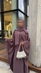 Butterfly Abaya (plum)