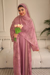 Pink Tie Dye abaya
