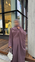 Butterfly Abaya (plum)