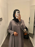 Gray Slip Dress