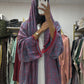 Pashmina Abaya with Stone