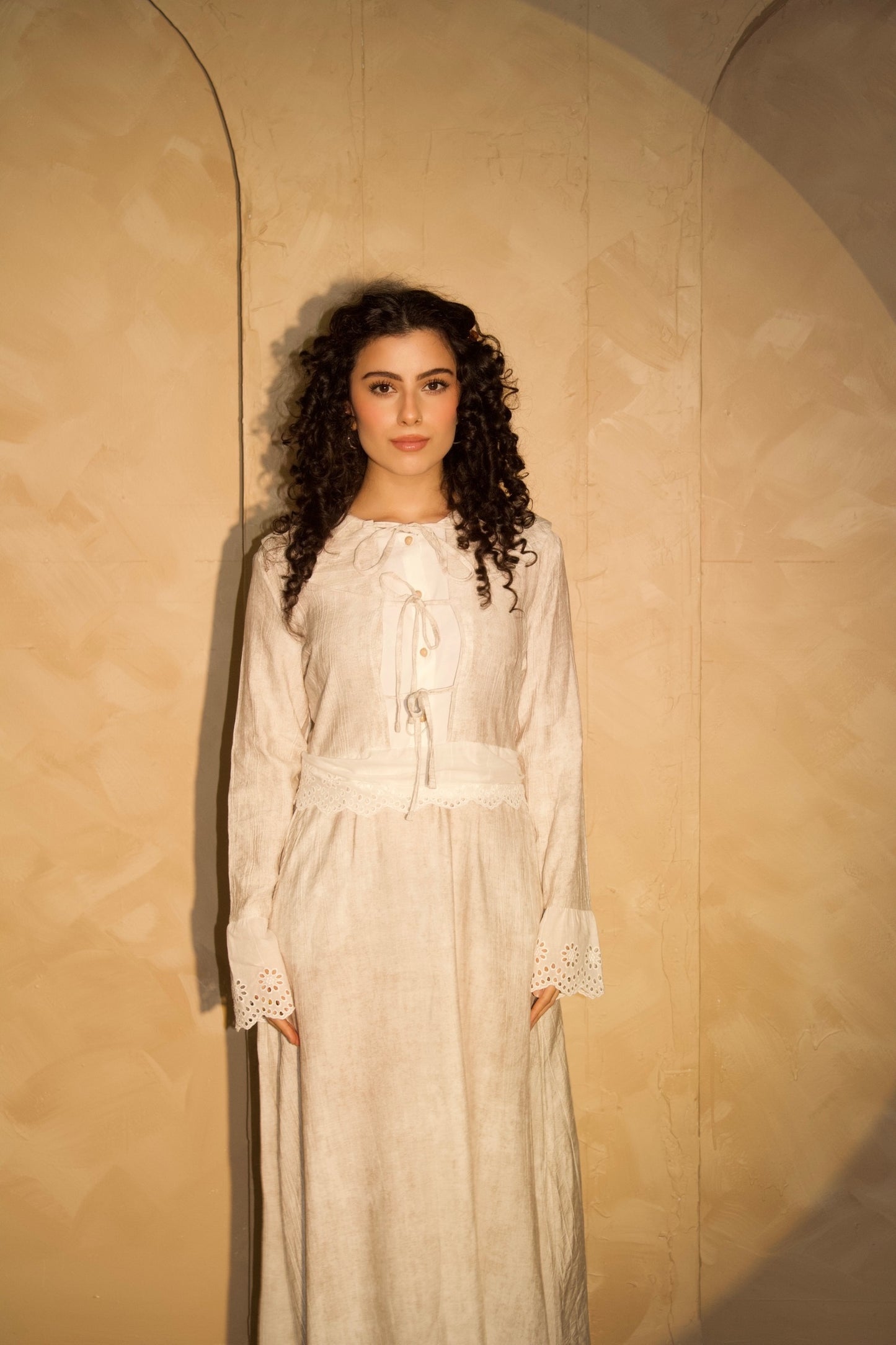 Zarina Dress – Ivory