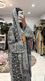 Pashmina Abaya with Stone