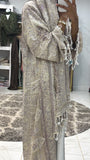 Pashmina Abaya with Stone