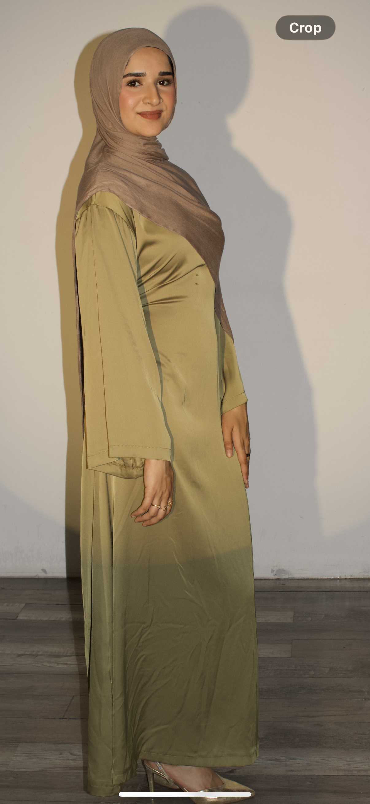 Amelia Satin Dress – Lime Green
