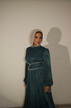 Sara Dress – Teal