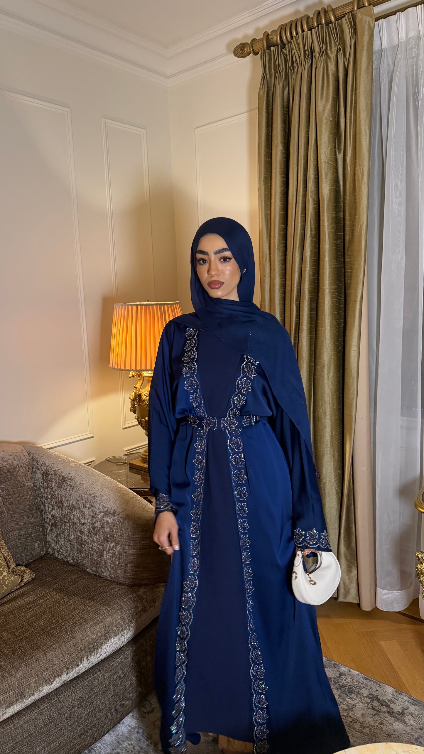 Hala (هالة) Navy Blue