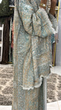 Pashmina Abaya with Stone