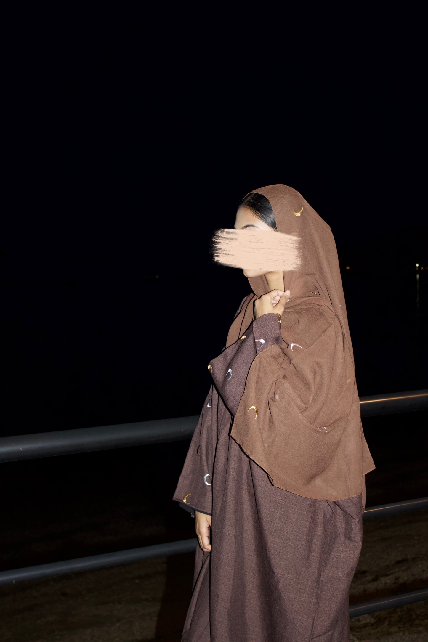 Brown Hilal Abaya