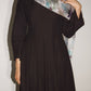 Nadia Linen Dress – Black