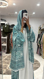 Pashmina Abaya with Stone