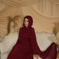Amira Dress - Maroon