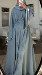 Blue abaya