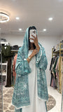 Pashmina Abaya with Stone