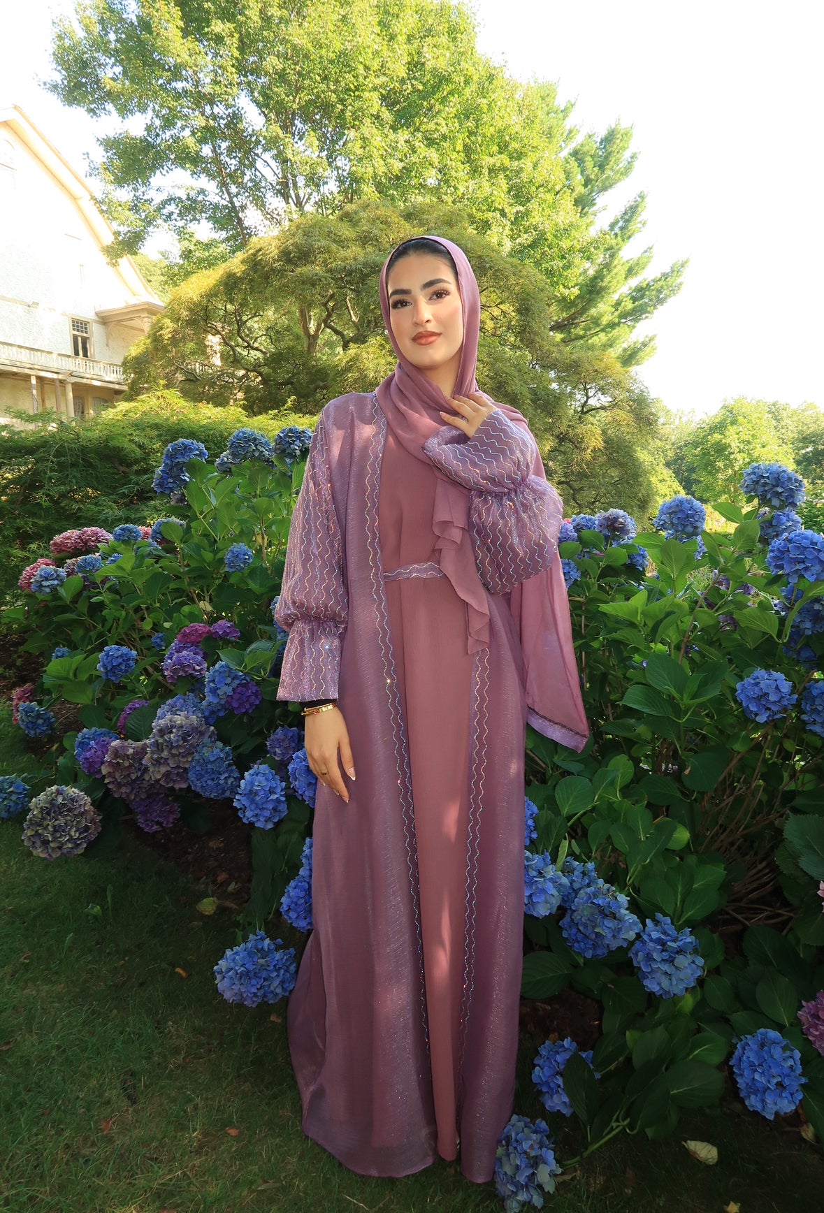 Asiya Abaya in Purple