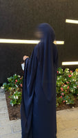 Butterfly Abaya (navy blue)