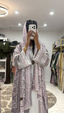 Pashmina Abaya with Stone