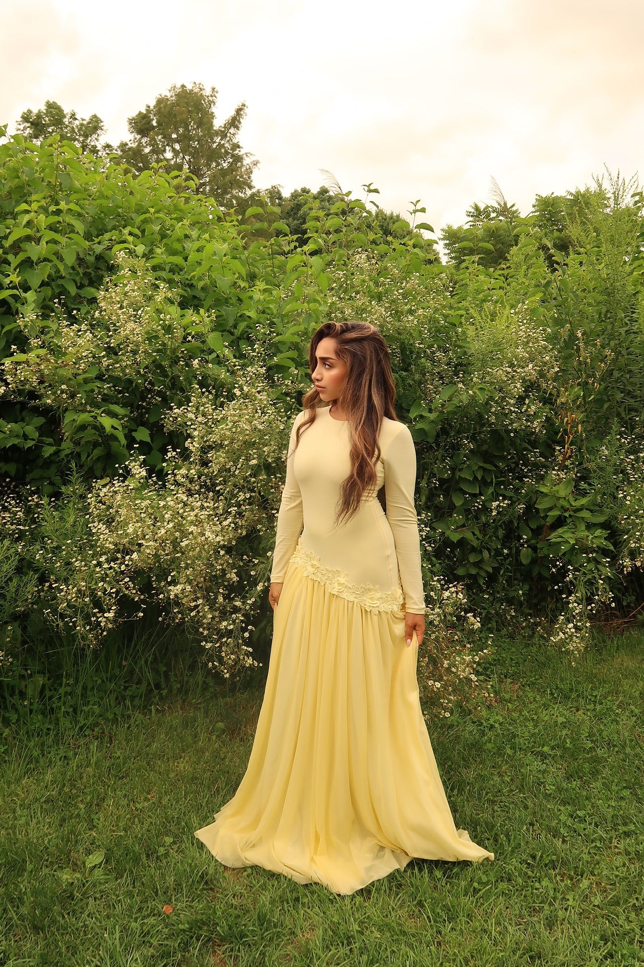 Noelle Dress Yellow