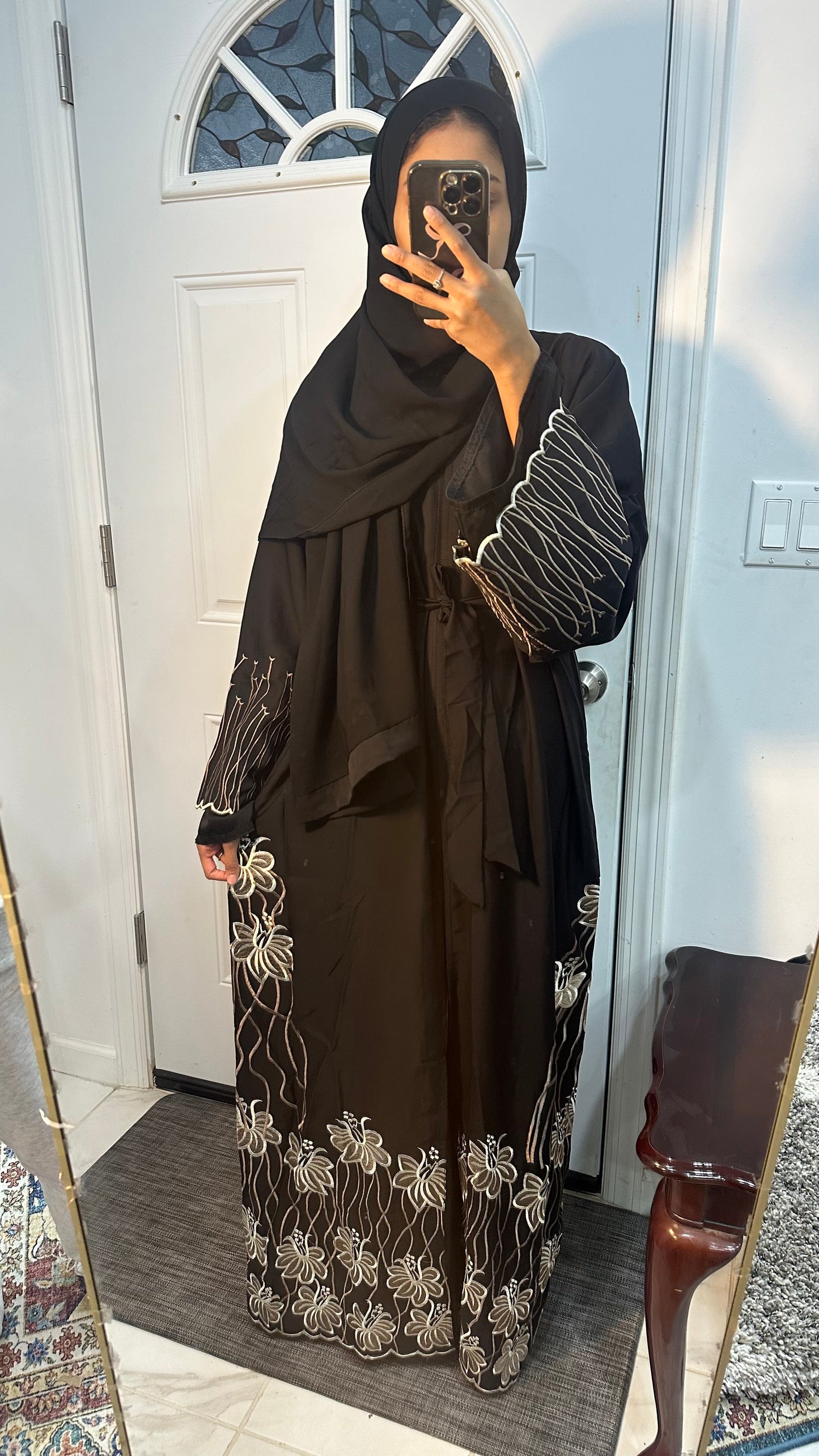 $35 embroidery abaya