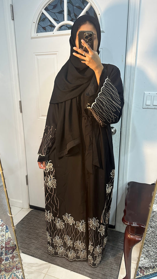 $35 embroidery abaya