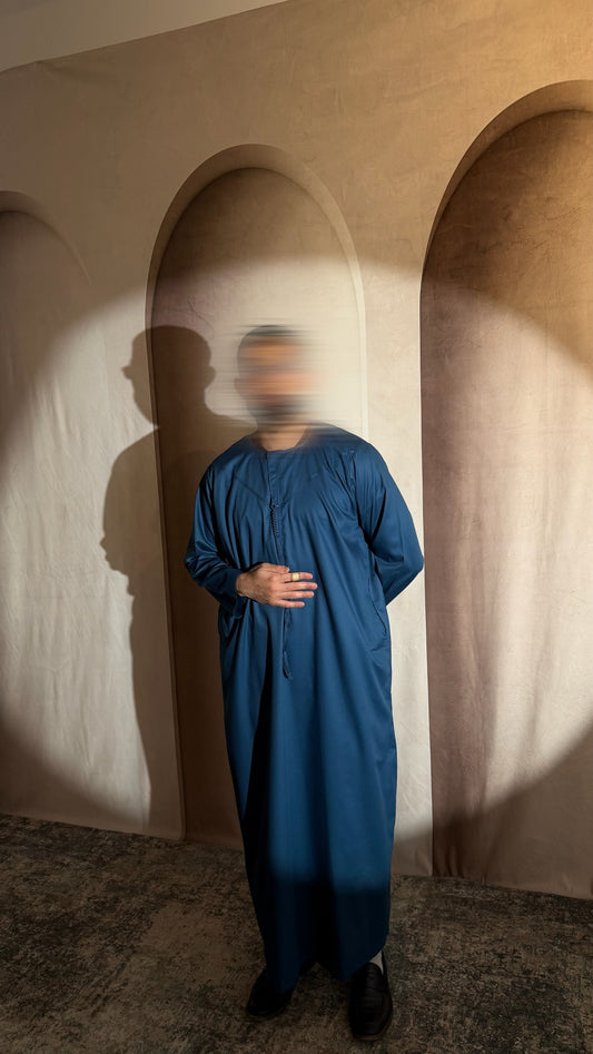 Emirati Thobe (bright blue  )