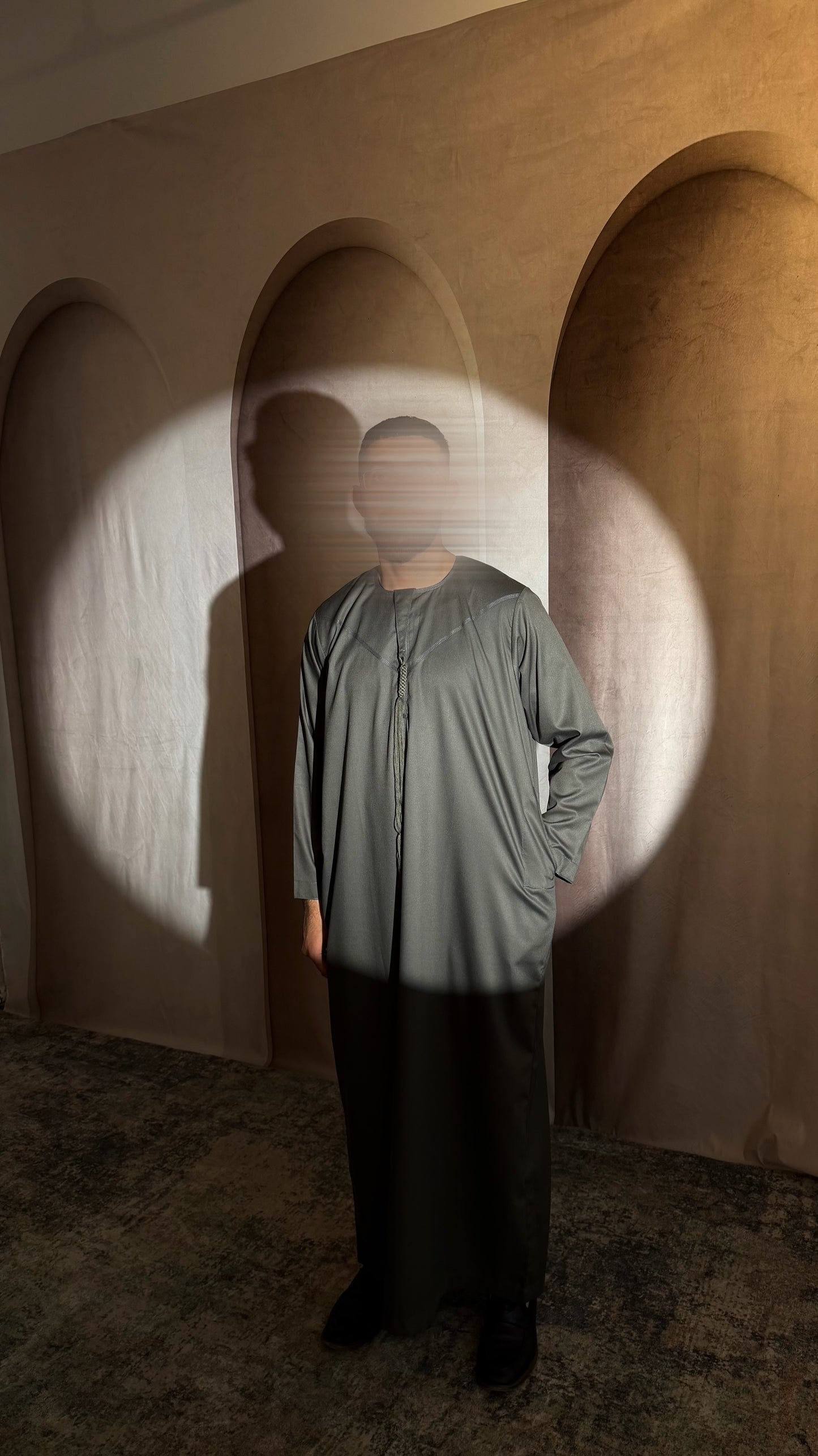 Emirati Thobe (charcoal )