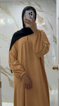 Slip dress w stone (orange)
