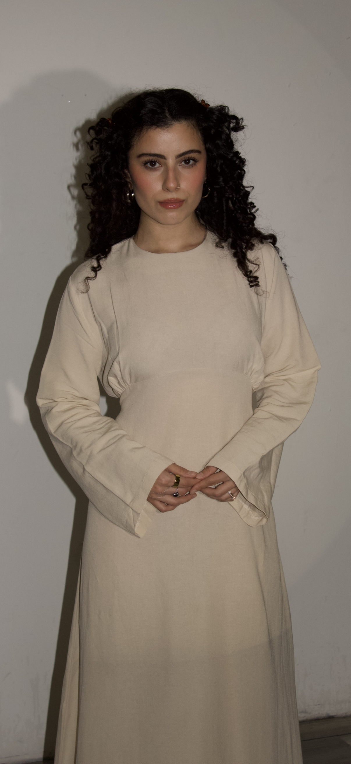 Isla Linen Dress – Sand