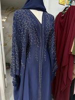 Butterfly Abaya Blue