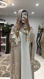 Pashmina Abaya with Stone
