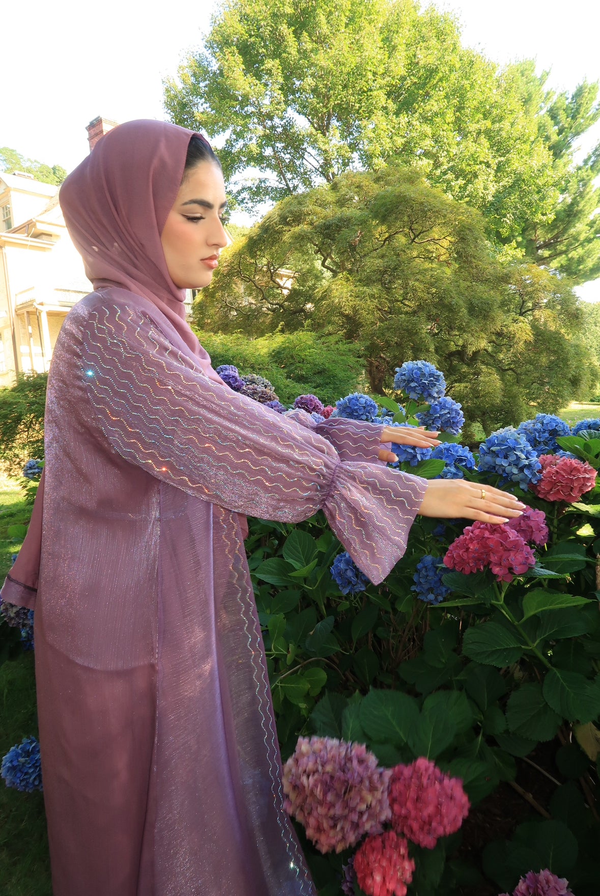 Asiya Abaya in Purple